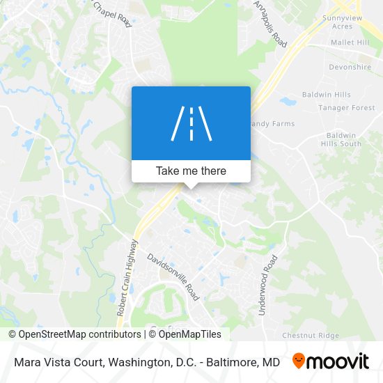 Mara Vista Court map