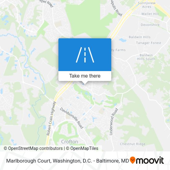 Mapa de Marlborough Court