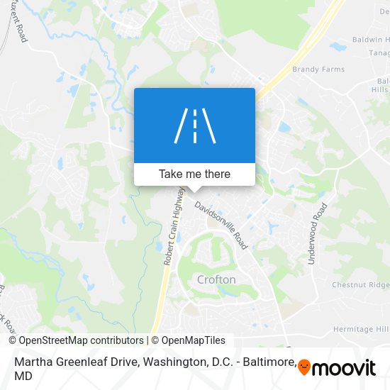 Mapa de Martha Greenleaf Drive