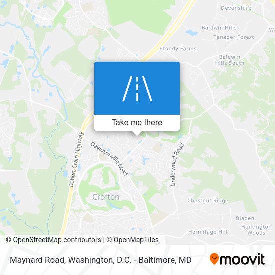 Mapa de Maynard Road