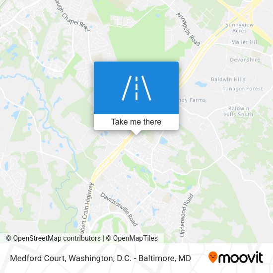 Medford Court map