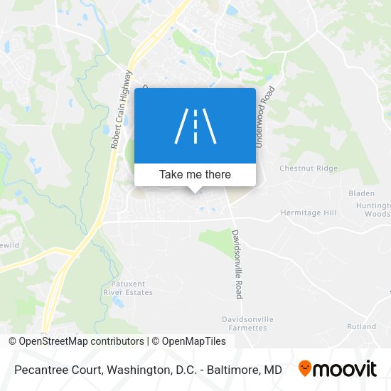 Pecantree Court map