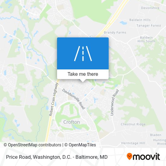 Mapa de Price Road