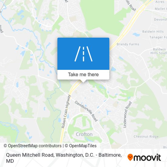 Queen Mitchell Road map