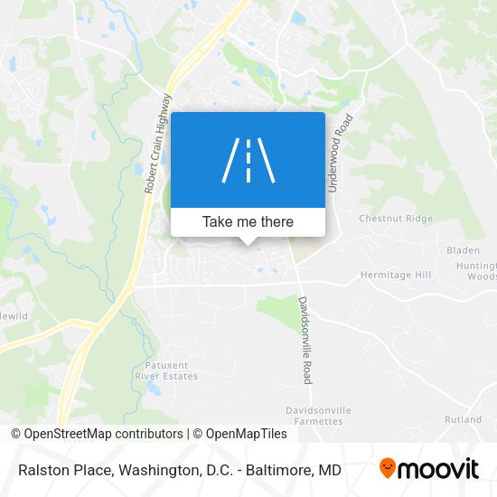 Ralston Place map