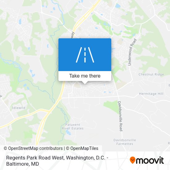 Mapa de Regents Park Road West