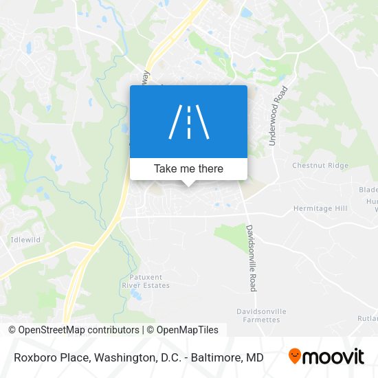 Roxboro Place map