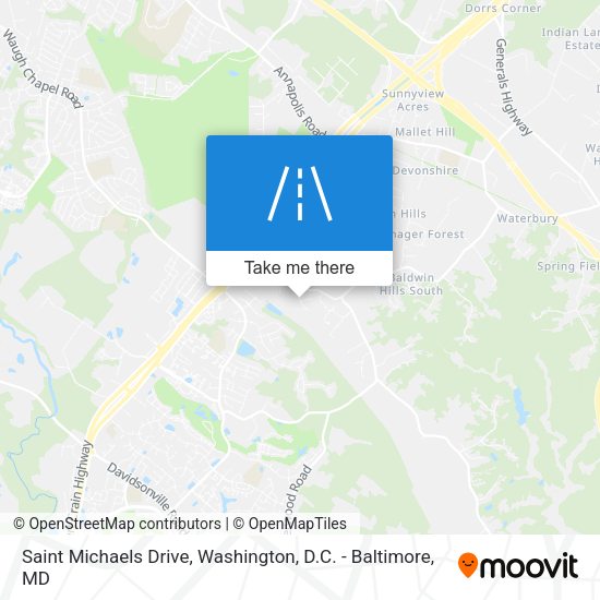 Mapa de Saint Michaels Drive