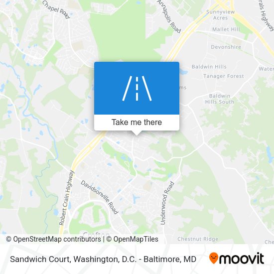 Sandwich Court map