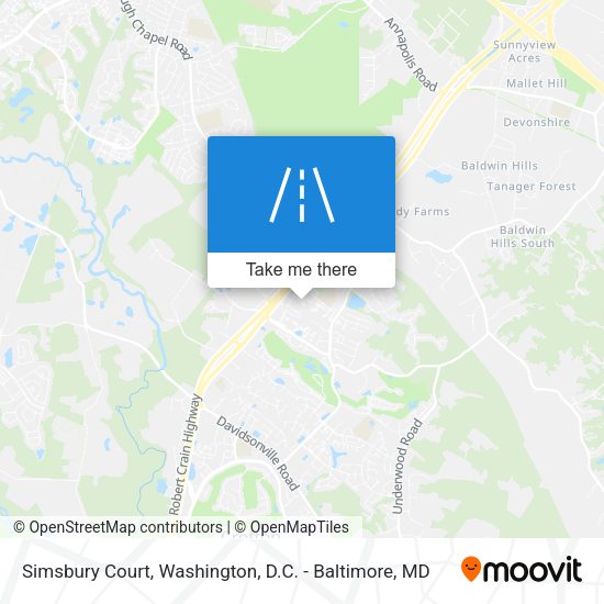 Simsbury Court map