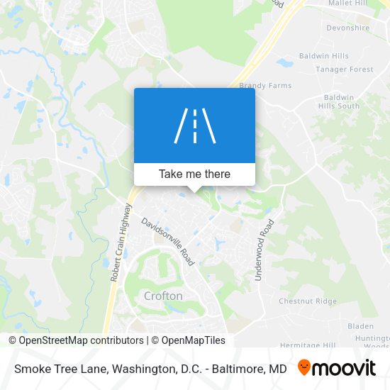 Mapa de Smoke Tree Lane