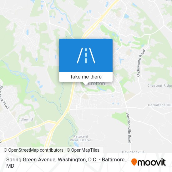 Spring Green Avenue map