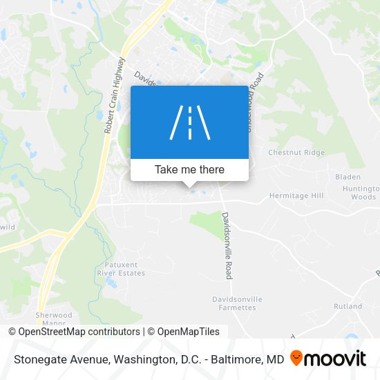Mapa de Stonegate Avenue