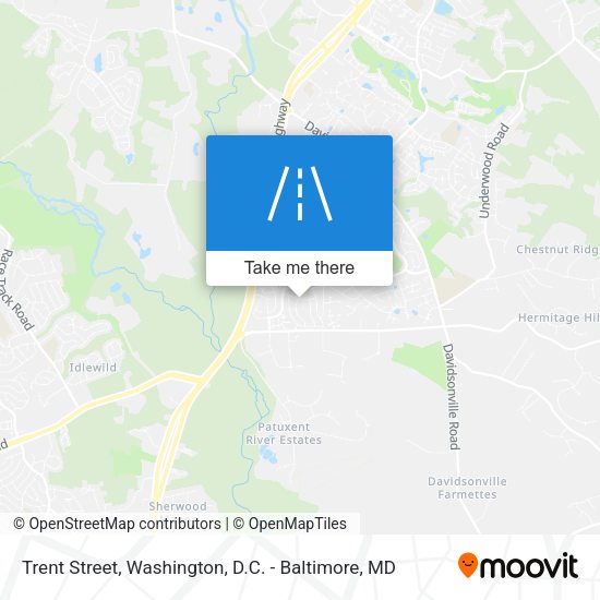 Trent Street map