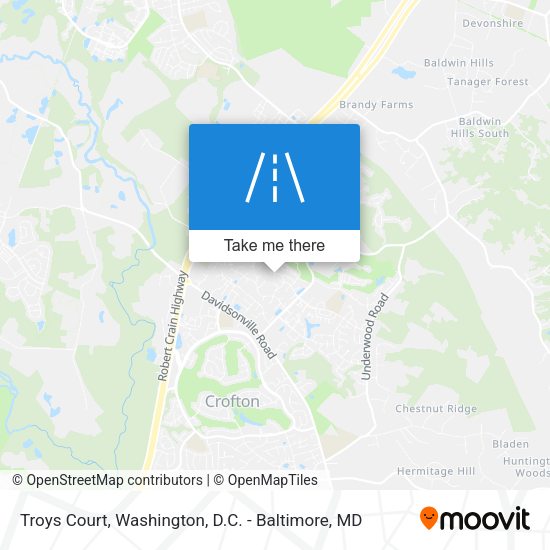 Troys Court map