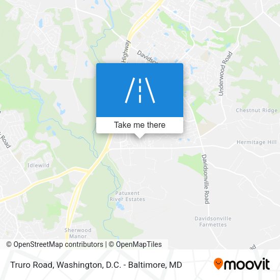 Truro Road map