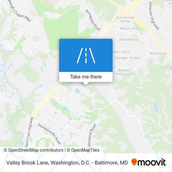 Mapa de Valley Brook Lane
