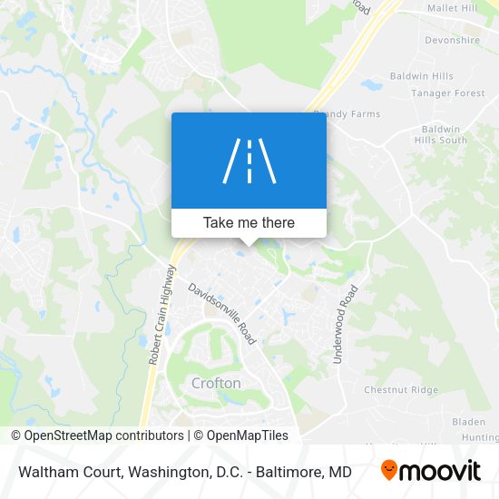 Waltham Court map