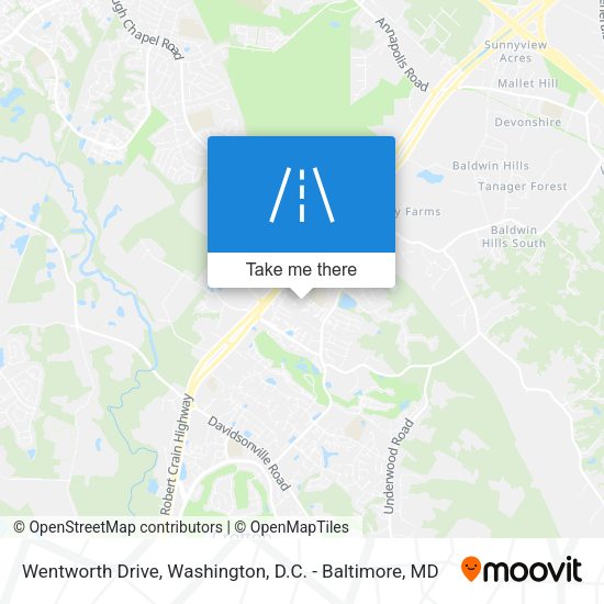 Wentworth Drive map