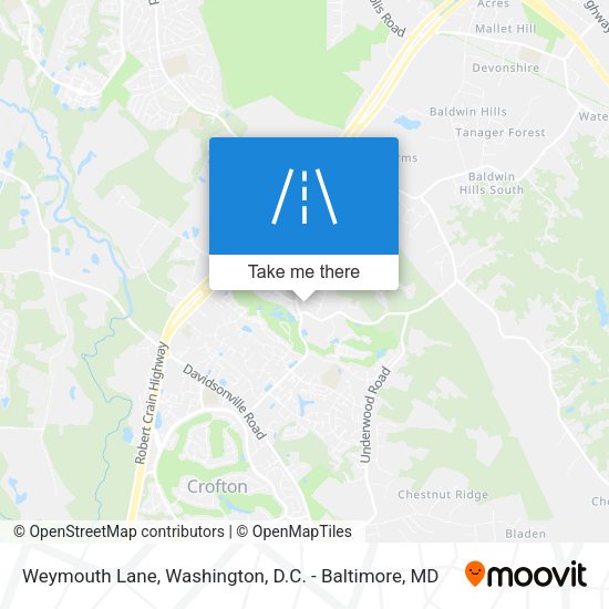Mapa de Weymouth Lane