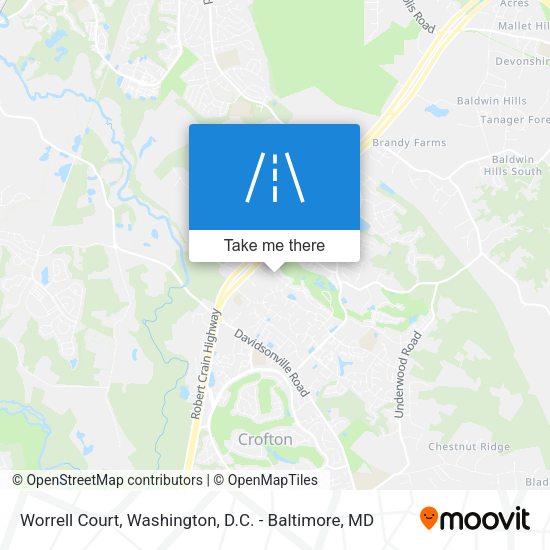 Worrell Court map