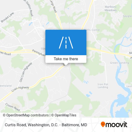 Curtis Road map