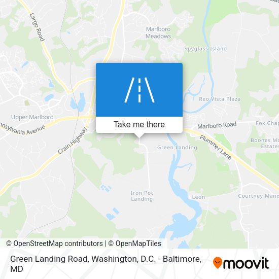 Mapa de Green Landing Road