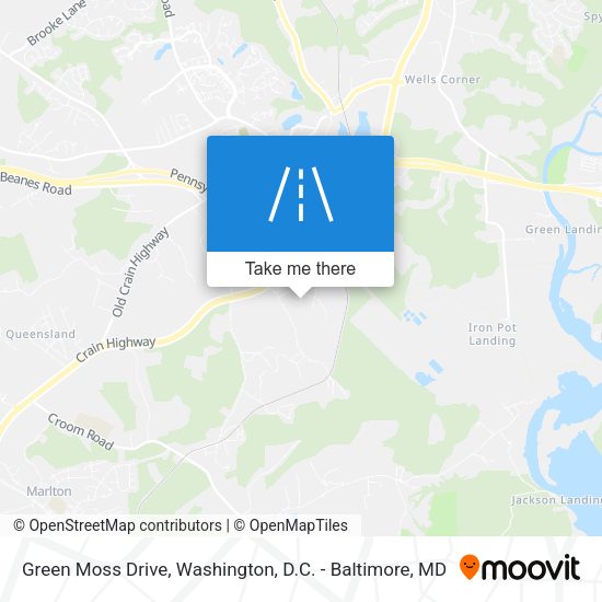 Mapa de Green Moss Drive