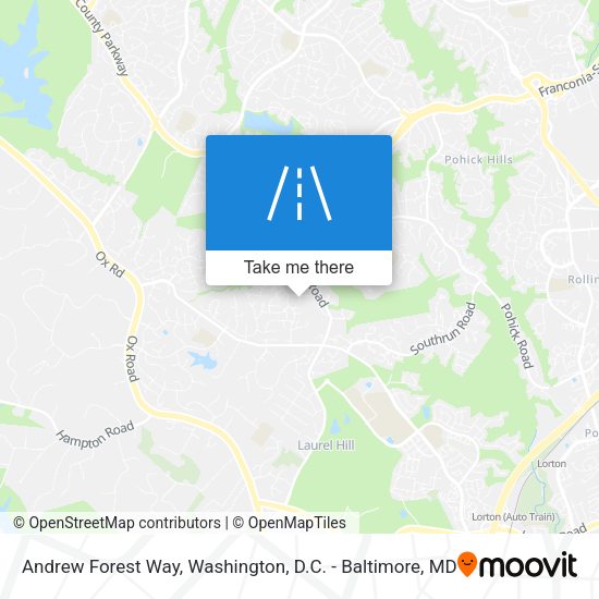 Mapa de Andrew Forest Way