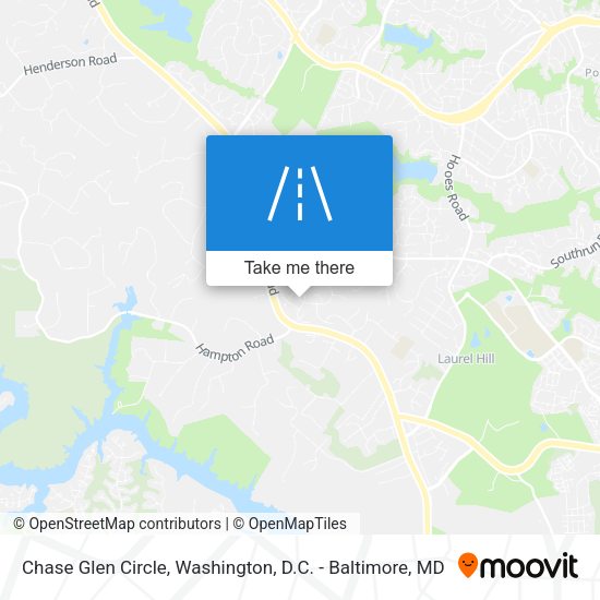 Chase Glen Circle map