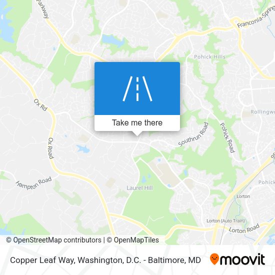 Mapa de Copper Leaf Way