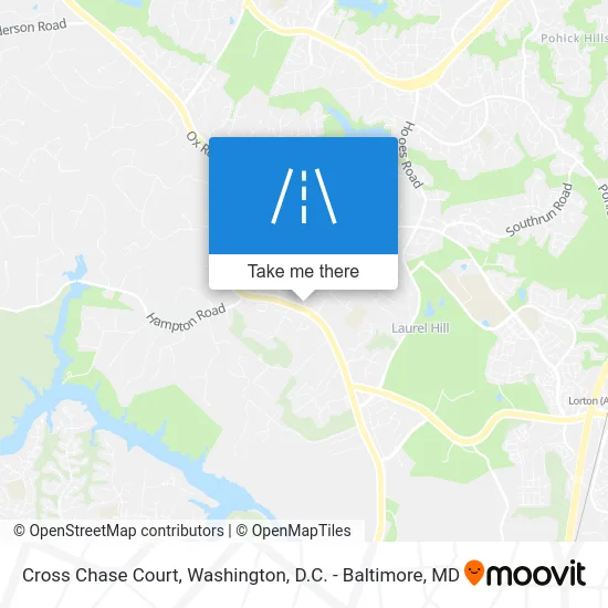Cross Chase Court map