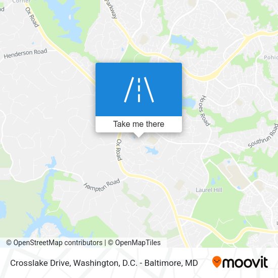 Crosslake Drive map