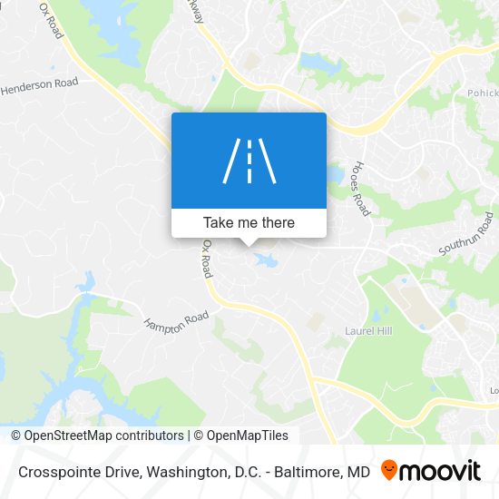 Crosspointe Drive map