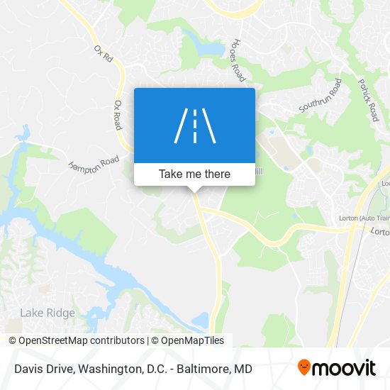 Davis Drive map