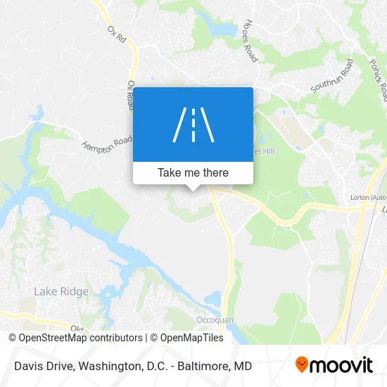 Davis Drive map