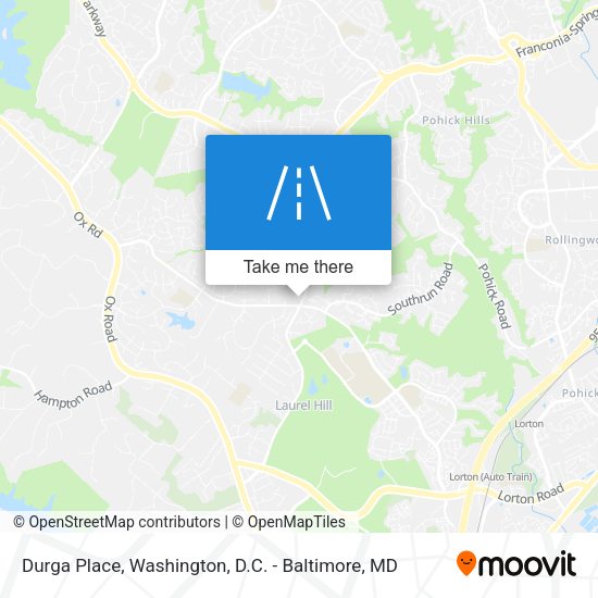 Durga Place map