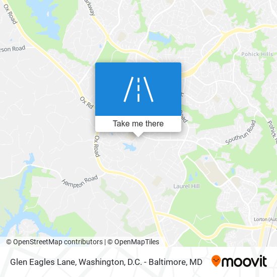 Glen Eagles Lane map