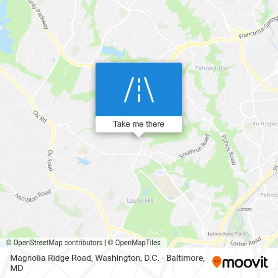 Mapa de Magnolia Ridge Road