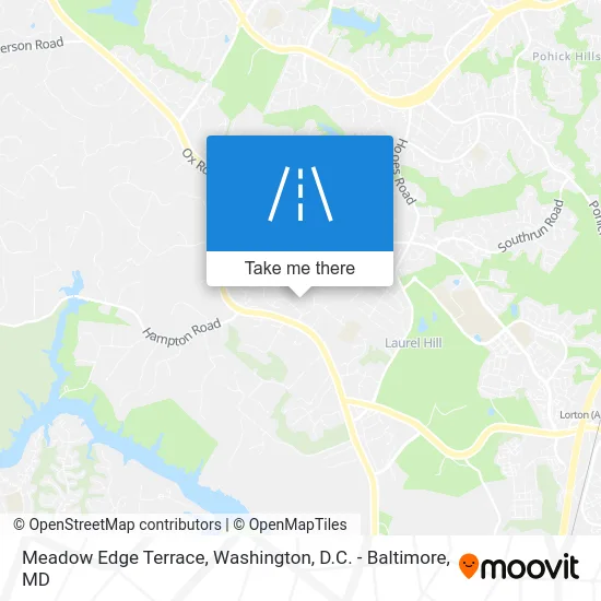 Meadow Edge Terrace map