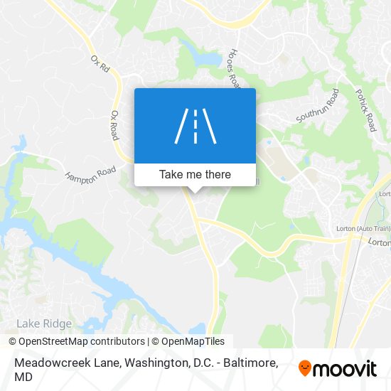 Mapa de Meadowcreek Lane