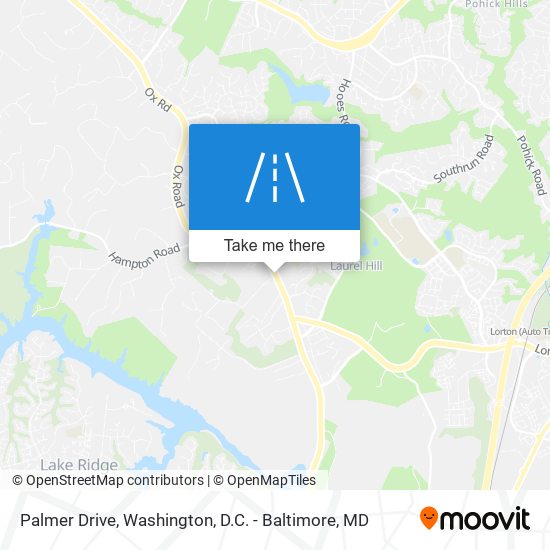 Mapa de Palmer Drive