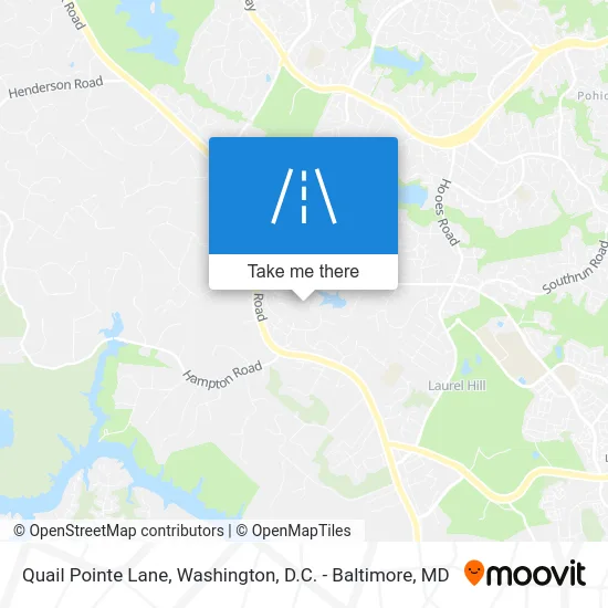 Quail Pointe Lane map