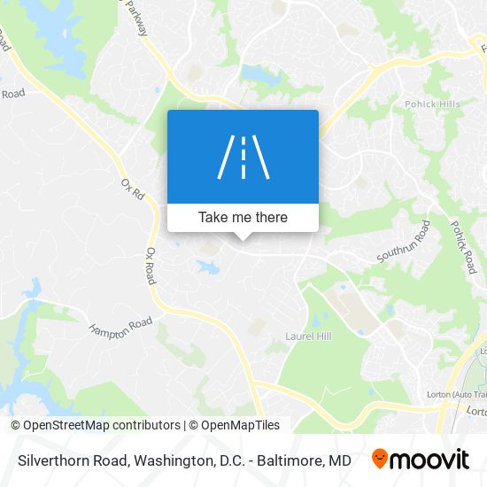 Silverthorn Road map