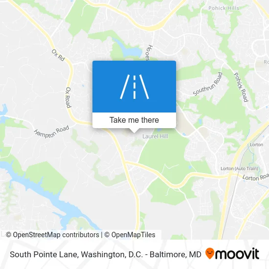 South Pointe Lane map