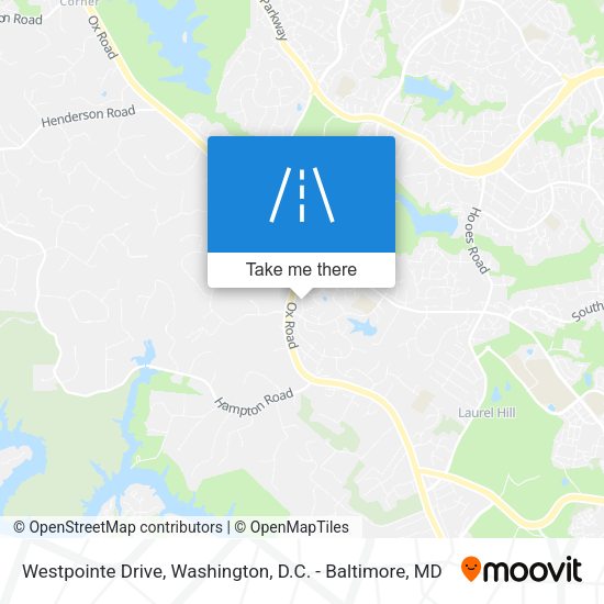 Mapa de Westpointe Drive