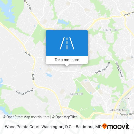 Mapa de Wood Pointe Court