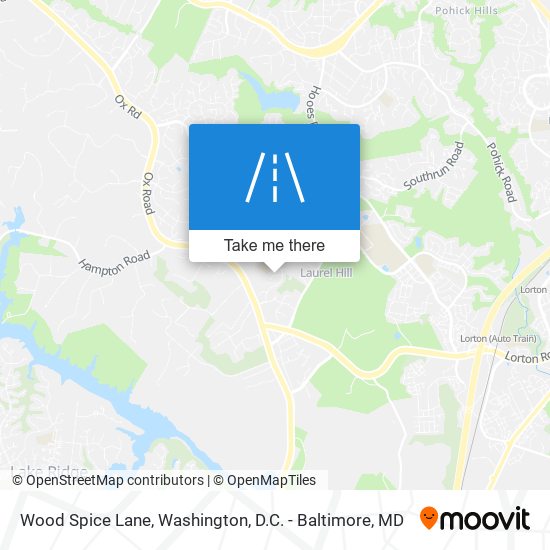 Mapa de Wood Spice Lane