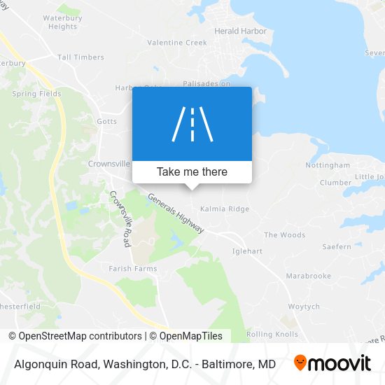 Mapa de Algonquin Road