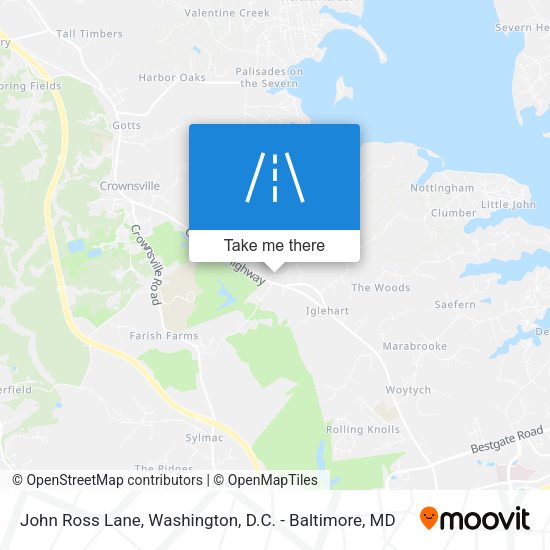 John Ross Lane map